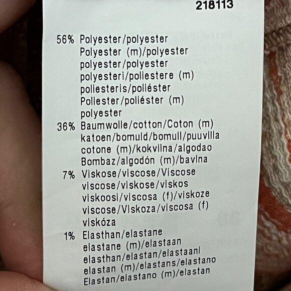 Basler Luxury Blazer Peach Irridescent Duster Snap Button Collarless Womens 8 US - Picture 11 of 13